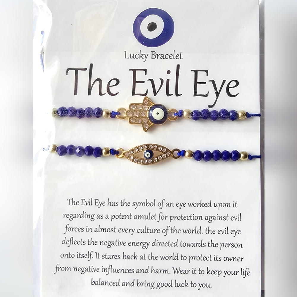 Evil Eye in Blue and Gold